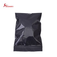 6*8cm 100PCS Pack All Purpose High Barrier Black Pe Plastic Zipper Lock Packaging Bag With Custom Printed LOGO 6*8cm