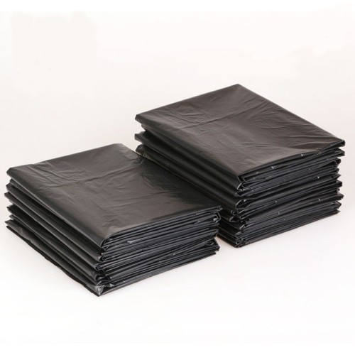 LDPE/HDPE colored plastic garbage bags custom rubbish bags  Black Heavy Duty Garbage Bag