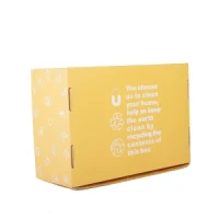 Custom Printed Color Corrugated Shipping Box with Fancy Design