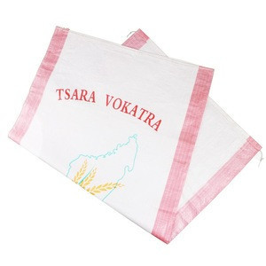 accept custom wholesale agriculture plastic pp woven rice sack flour packaging bags