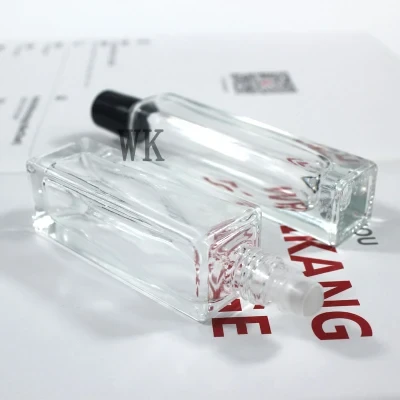 Round Glass Gradient Essential Oil Perfume Bottle with Roll on Ball