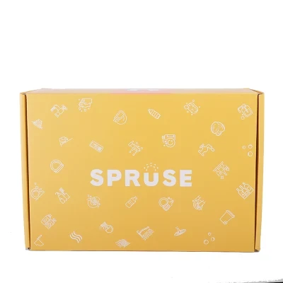 Custom Printed Color Corrugated Shipping Box with Fancy Design