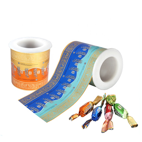 Recycled HDPE Cake Candy Chocolate Chips Coffee Tea Milk Powder Packaging Bag Food Packaging Plastic Roll Film