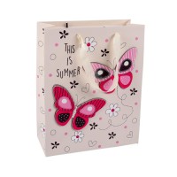 3D Cmyk Colorful Printed Custom Cheap Paper Gift Bag