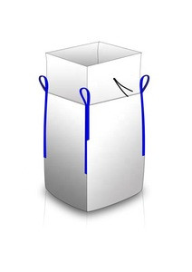 FIBC  bulk container bag pp ton bag 1000kg 4 loop pp jumbo bag dimension for sand,cereal