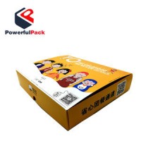 Factory Supplier Custom Logo Take Away Pizza Boxes Corrugated Paper Box