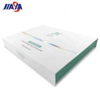 Custom printed skin care/beauty salon rigid paper board book shaped flip magnetic box lyophilized powder/syringe bottle gift box