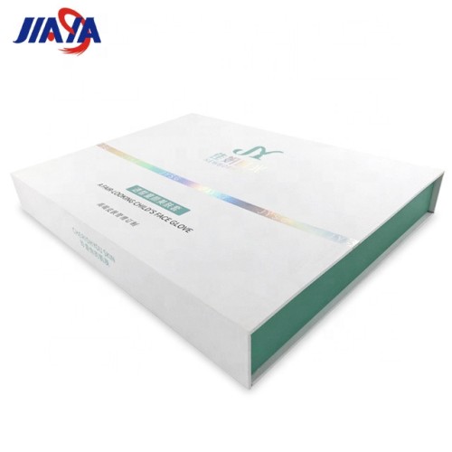 Custom printed skin care/beauty salon rigid paper board book shaped flip magnetic box lyophilized powder/syringe bottle gift box