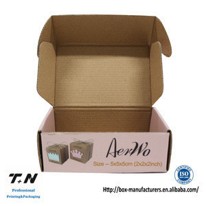 Eco-friendly whole printed custom mailing box packaging corrugated shipping box