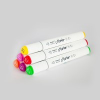 Medium point fabric marker alcohol based markers set in corrugated box