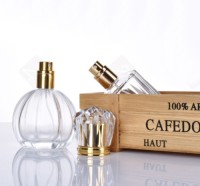 Top selling luxury glass spray perfume bottle, 30ml 50ml pumpkin shape empty perfume spray bottles