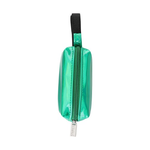 Wholesale Dog leash attachment zipper pet poop bag holder glitter leather dog waste bag dispenser (D3-3)