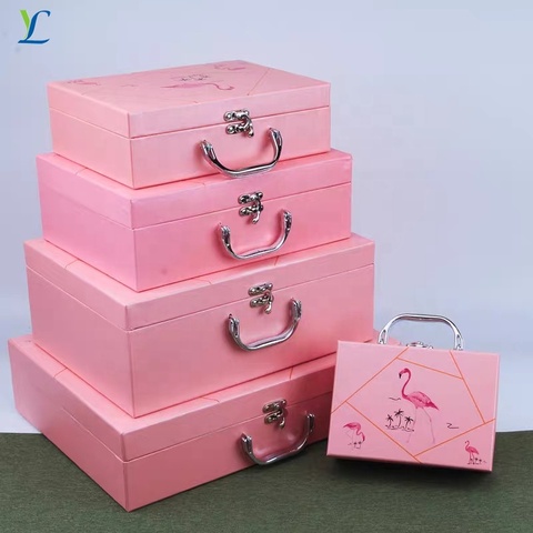 Chinese style Festival Creative Gift Box Vintage Art Kraft Box Square Bottom Carton