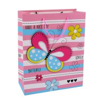 3D Cmyk Colorful Printed Custom Cheap Paper Gift Bag