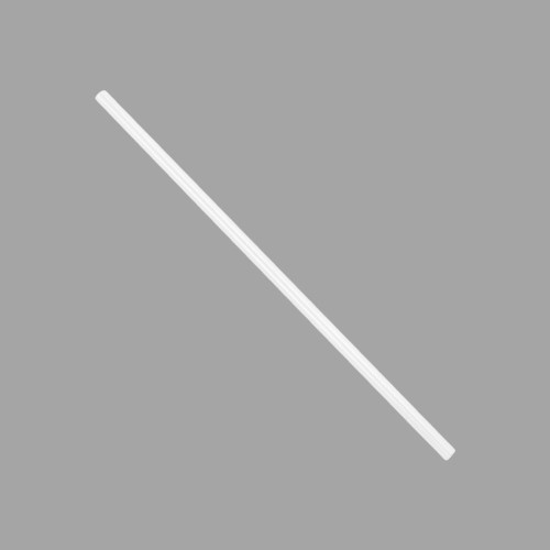 200mm Long Plastic Free PLA Straws White Color BPA-Free Disposable Compostable Straw