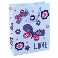 3D Cmyk Colorful Printed Custom Cheap Paper Gift Bag